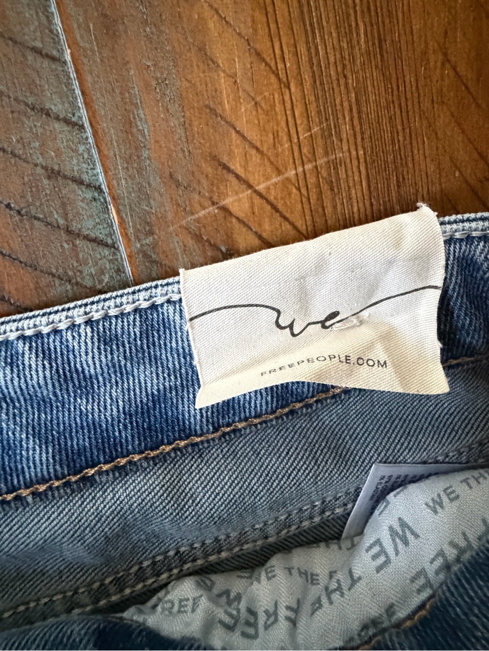 Women’s We The Free Free People Emre Flare Denim Blue Jeans 33 New NWT - Picture 4 of 10